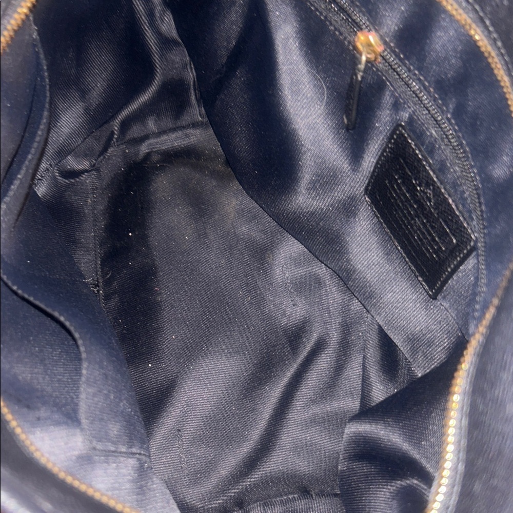 Coach Taxi Black Leather Tote Bag - Picture 3 of 9